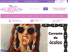 Tablet Screenshot of olhaquelinda.com.br